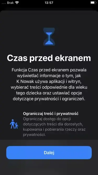 Czas przed ekranem